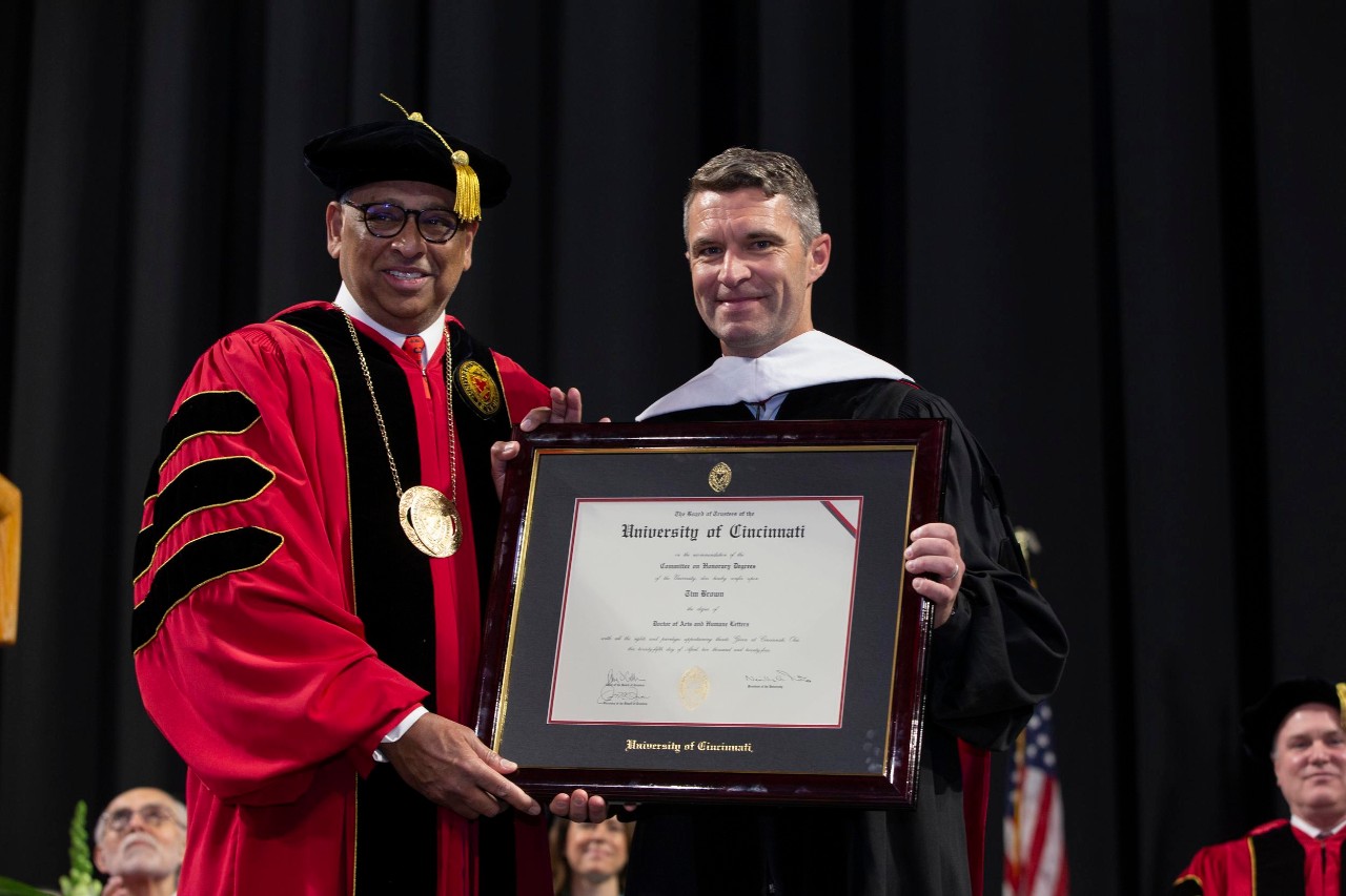 University of Cincinnati celebrates its Spring 2024 Commencement.