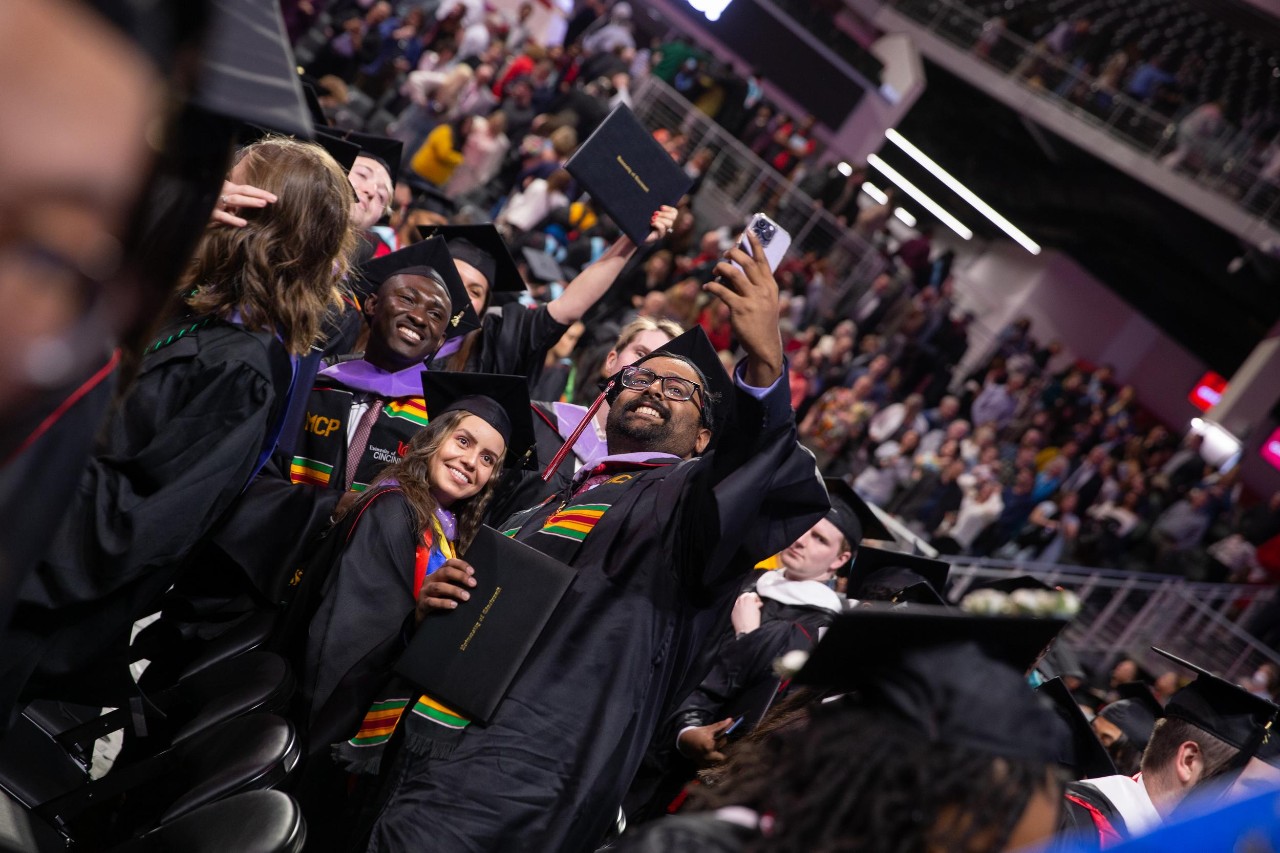 University of Cincinnati celebrates its 2024 Spring Commencement.