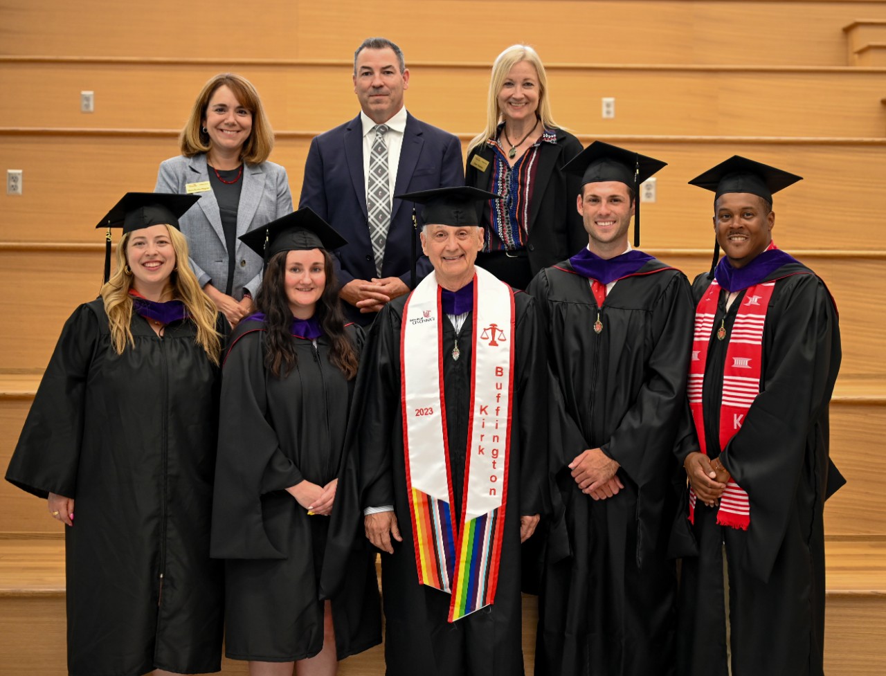 MLS students at their recent graduation ceremony. 