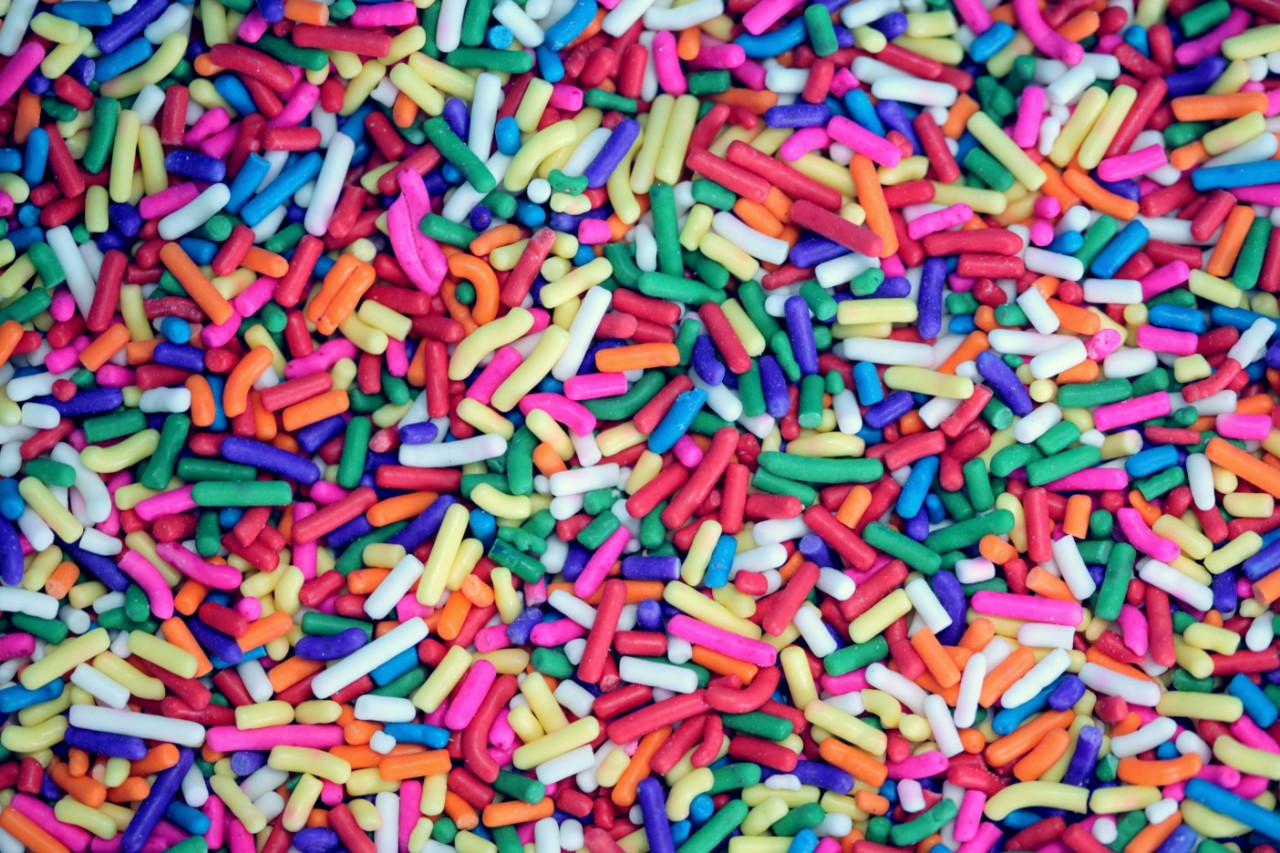 Rainbow sprinkles
