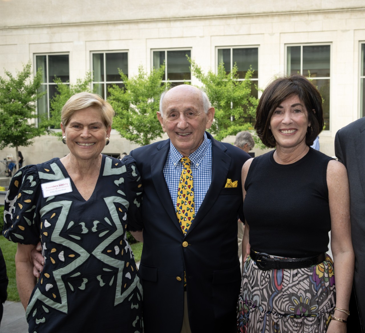Photo of Kitty, Dick and Jennie Rosenthal.