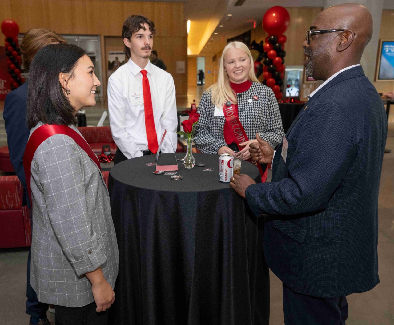 Marianne Lewis, Dean of University of Cincinnati College of Business spoke during Lindner College of Business Homecoming ceremony Wednesday October16, 2024 at the Lindner College of Business. Photos by Joseph Fuqua II 