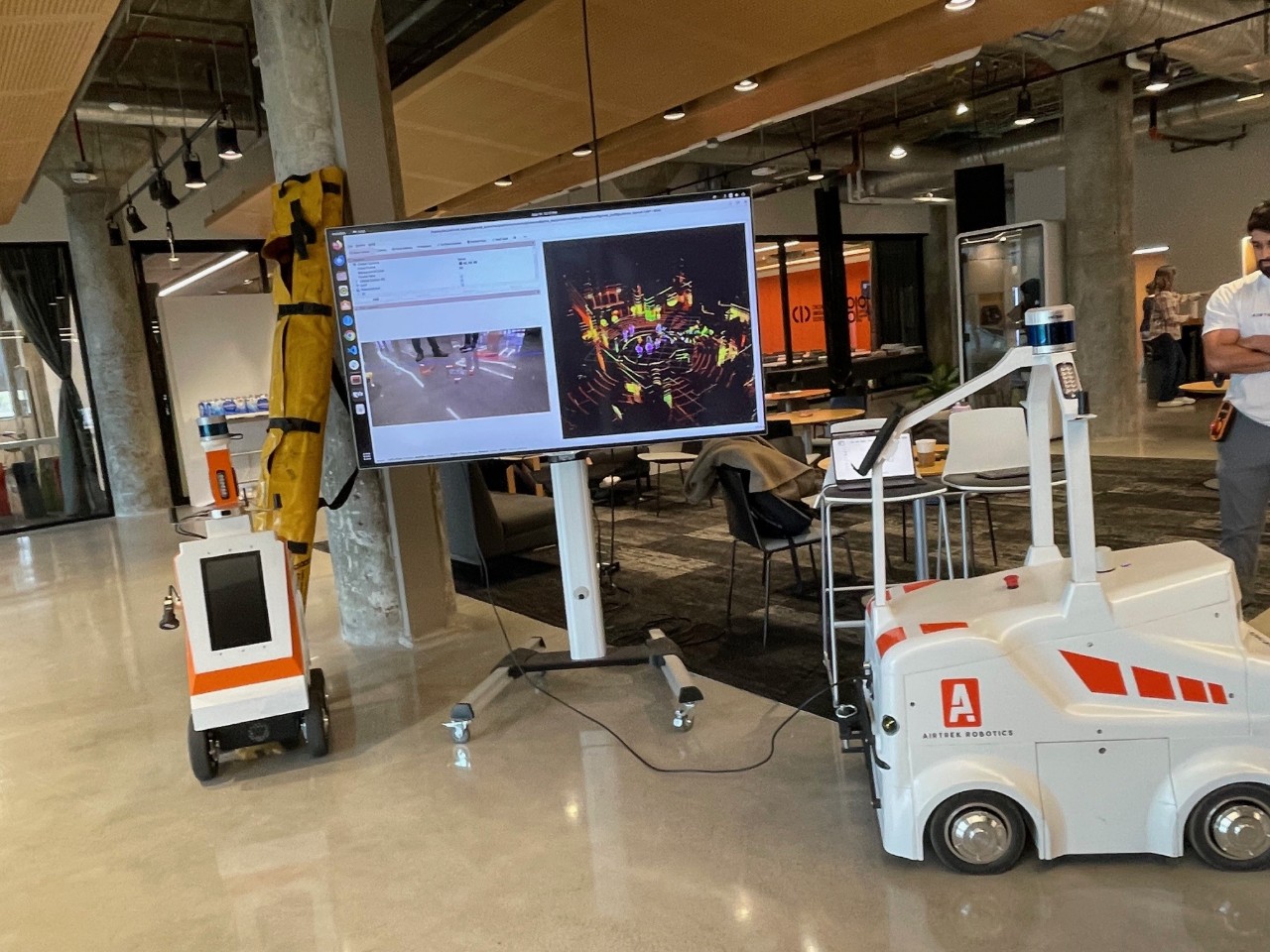 Airtrek robots 1 and 2.