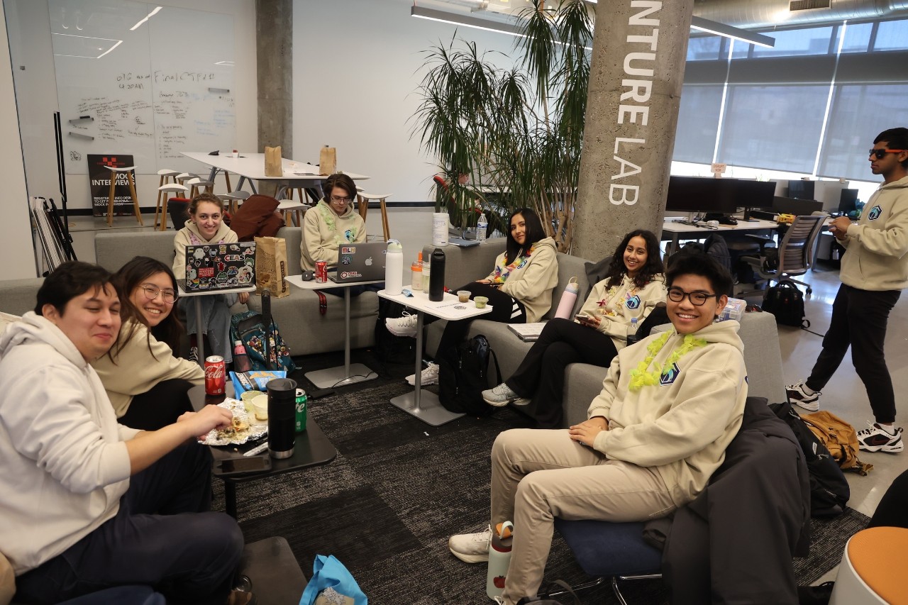 RevolutionUC attendees hacking. Photo/Daniel Vennemeyer