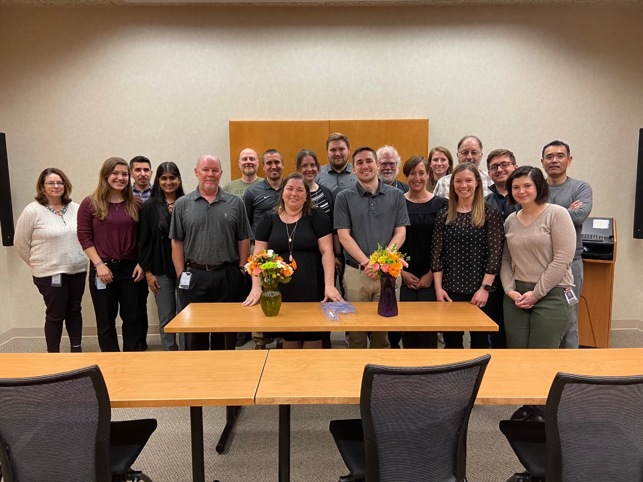 Teresa Hawk and her team at Cook Medical 