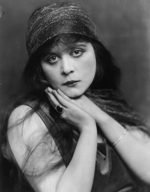 headshot of Theda Bara