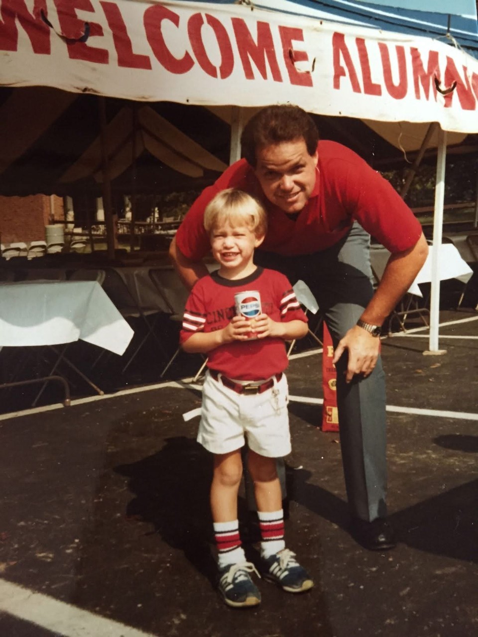 Bill with son, Bill, Jr., at a UC Tailgate