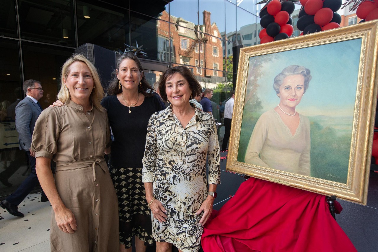 Ribbon cutting ceremony for the grand re-opening of Siddall Residence Hall
