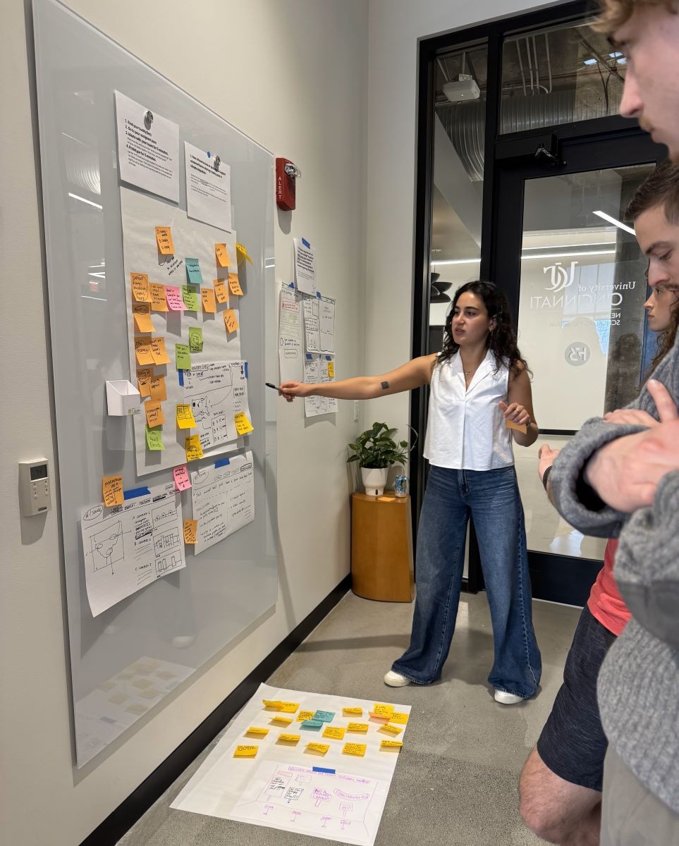 NEXT Innovation Scholar strategizing at 1819