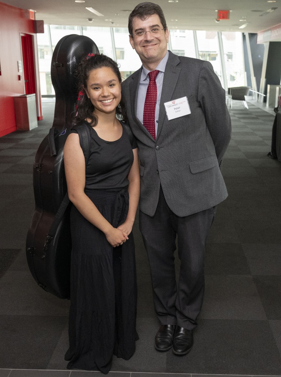 Hugh Hoffman’s cohort #2 scholars students, cohort #2, families and faculty enjoyed the Hoffman scholarship signature event at Nippert Stadium Wednesday August 20, 2025. Photos by Joseph Fuqua II
