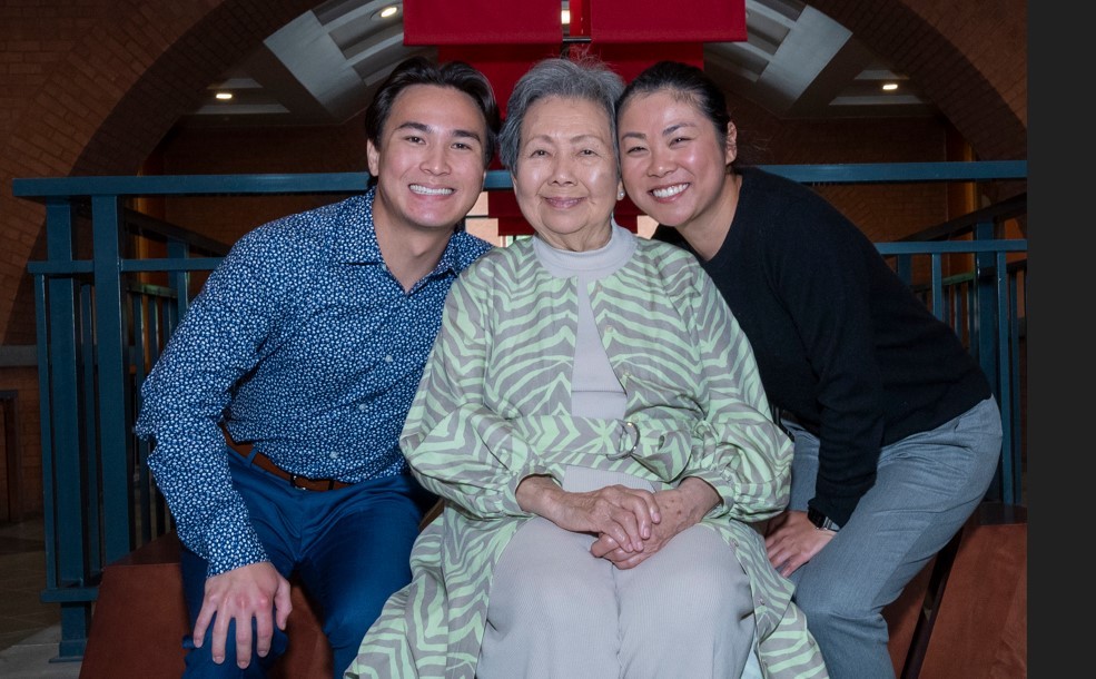 Jacob Schmidt, Consuelo Quo, and Emma Quo. 