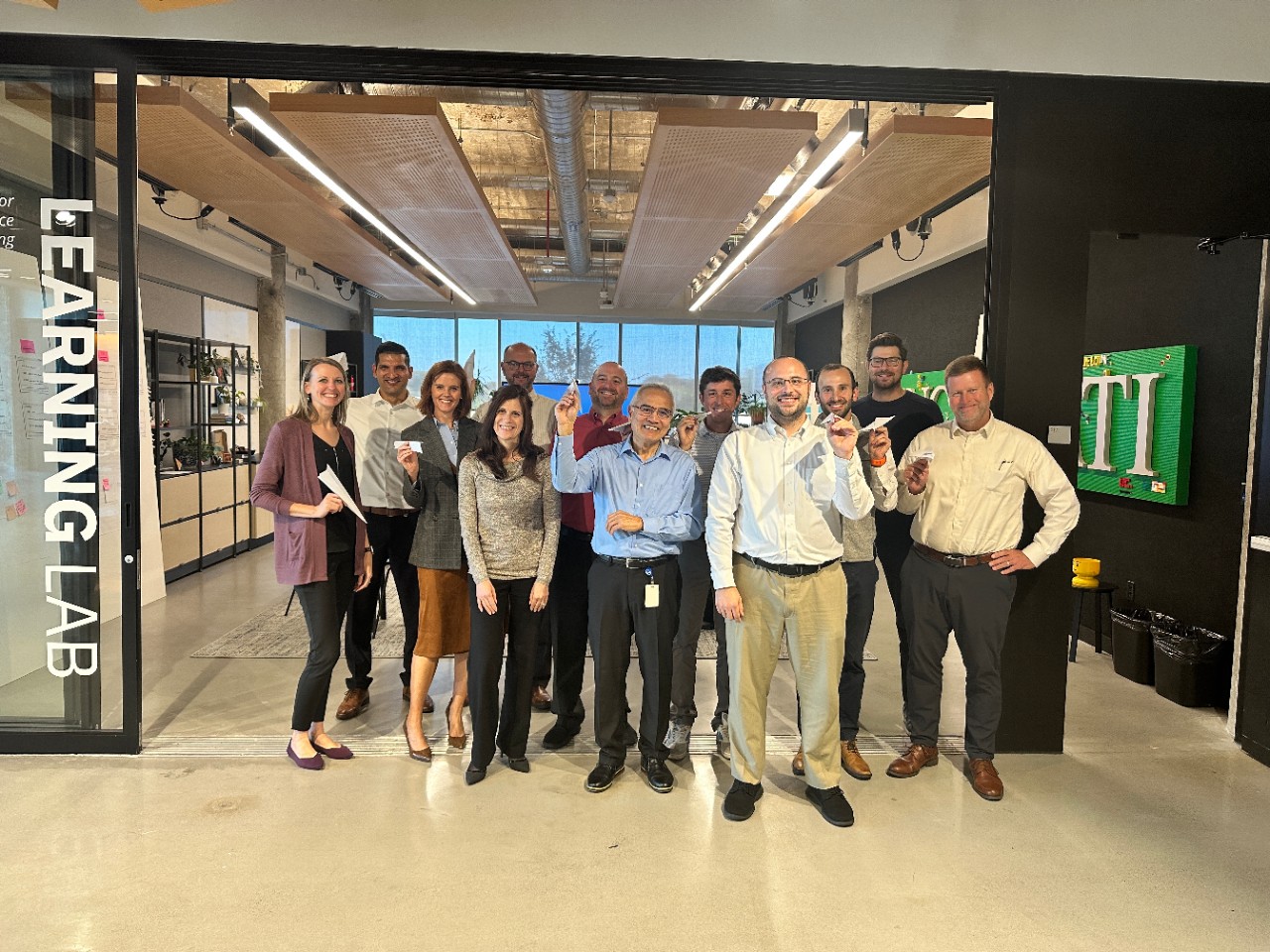 Business team during a Learning Lab session