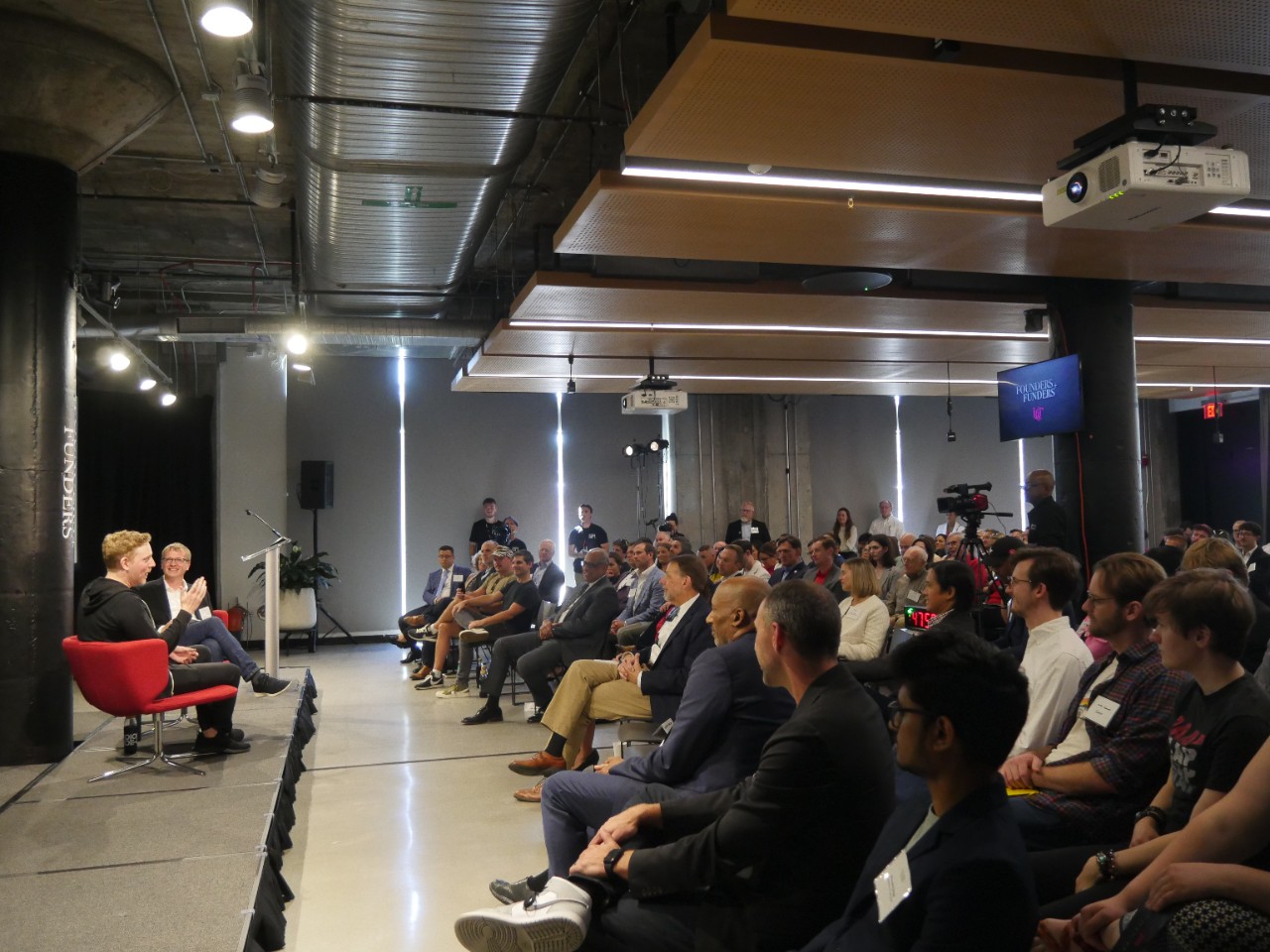 Last year's event with former Bearcat, Chris Wanstrath, founder of GitHub. 